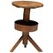 19th Century Rustic Round Tripod Side Table, France 1