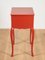 Vintage Side Table in Red 2