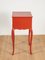 Vintage Side Table in Red 4