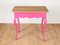 Mesa auxiliar vintage en rosa, Imagen 3