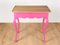 Vintage Side Table in Pink 1