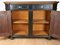 Schwarzes Vintage Sideboard aus Holz 5