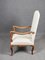 Barocker Sessel aus Holz 3