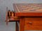 Vintage Chess Table with Chairs, Set of 3 4