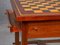 Vintage Chess Table with Chairs, Set of 3, Image 7