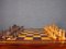 Vintage Chess Table with Chairs, Set of 3, Image 11