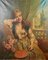 Stevens, Agapit, Girl on Porch, 1800s, Oak & Stone & Canvas, Framed, Image 1