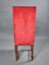 Red Dining Chairs, Set of 5 4