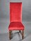 Red Dining Chairs, Set of 5 2