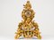 19th Century Gold-Plated Mantel Clock 1