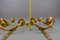 Large Neoclassical Style Bronze Double Arm Wall Sconce, 1970s, Image 18