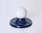 Mid-Century Italian Light Ball Sconce in Blue Metal by Achille Castiglioni for Flos, 1970s, Image 10