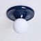 Applique Light Ball Mid-Century en Métal Bleu par Achille Castiglioni pour Flos, Italie, 1970s 5