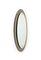 Mid-Century Oval Wall Mirror with Bronzed Frame from Cristal Arte, Italy, 1960s 3