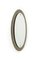 Mid-Century Oval Wall Mirror with Bronzed Frame from Cristal Arte, Italy, 1960s, Image 5