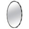 Mid-Century Oval Wall Mirror attributed to Metalvetro Galvorame, Italy, 1970s 1