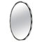 Mid-Century Oval Wall Mirror attributed to Metalvetro Galvorame, Italy, 1970s, Image 1