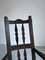 English Rustic High Back Oak Armchair, 1900s 4