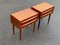 Tables de Chevet Mid-Century en Teck, Danemark, 1962, Set de 2 8