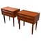 Mid-Century Modern Teak Nightstands, Denmark, 1962, Set of 2 1