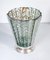 Vase aus mundgeblasenem Glas & Silber, 1920er 5