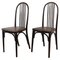 Art Nouveau 1st Edition Thonet Chairs attributed to Josef Hoffmann, 1906, Set of 2 1