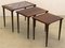 Nesting Tables in Rosewood, Set of 3 13