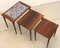 Nesting Tables in Rosewood, Set of 3 10