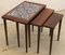 Nesting Tables in Rosewood, Set of 3 1