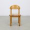 Sedie da pranzo in legno di pino attribuite a Rainer Daumiler, anni '70, set di 2, Immagine 3