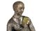Art Deco Bronze Sculpture of a Lady with Kitten by Georges Lavroff, 1930s 5