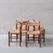 Mid-Century Dordogne Dining Chairs attributed to Charlotte Perriand, Set of 4 1