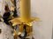 Large Gold Gilded Murano Glass Sconces, 1980s, Set of 2 8