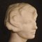 Artista belga, Scultura figurativa, anni '30, marmo bianco, Immagine 12