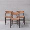 Mid-Century Dordogne Dining Chairs attribted to Charlotte Perriand, Set of 3, Image 1