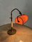 Lámpara ministerial de latón con mango de baquelita, años 30, Imagen 5