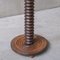 Mid-Century French Turned Oak Pedestal or Plant Stand, Image 7