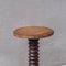 Mid-Century French Turned Oak Pedestal or Plant Stand, Image 8