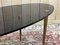 Oval Coffee Table with Brass & Steel Base and Smoked Glass Tray, 1960s, Image 7