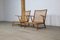 Mid-Century Lounge Chairs in Oak and Cane, Germany, 1950s, Set of 2 10