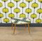 Flower Side Table with Mosaic Tiles & Brass Feet, 1960s 7