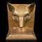 English Victorian Fox Bookends in Brass, 1890s, Set of 2 8