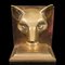 English Victorian Fox Bookends in Brass, 1890s, Set of 2 9