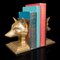 English Victorian Fox Bookends in Brass, 1890s, Set of 2 10