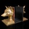 English Victorian Fox Bookends in Brass, 1890s, Set of 2 2