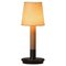 Beige Básica Mínima Batería Tischlampe von Santiago Roqueta für Santa & Cole 1