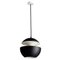 Medium Here Comes the Sun Black and White Pendant Lamp by Bertrand Balas 1