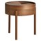 Walnut Arc Side Table by Ditte Vad and Julie Bertrup, Image 1