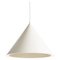 Grande Lampe à Suspension Annular Blanche par MSDS Studio 1