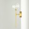 Dawn Dual Brass Wall Sconce by Schwung, Image 4